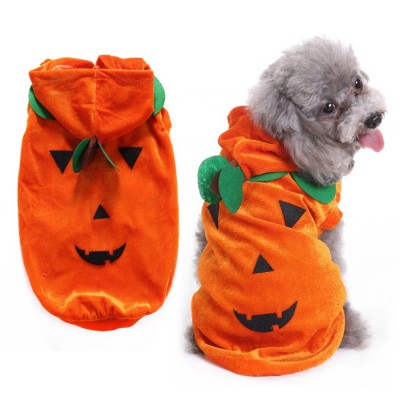 High Quality Halloween Pumpkin Pet Costume Funny for Dogs