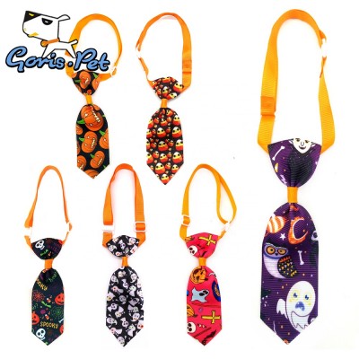 2019 New High Quality Halloween Cartoon Pet Bowtie and Bandana Dog Bow Tie