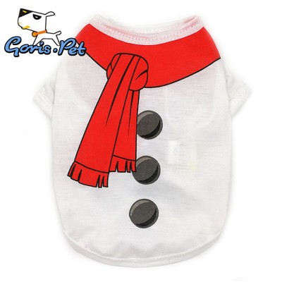 Best Sell Snowman Costume Pet Christmas Stocking clothes