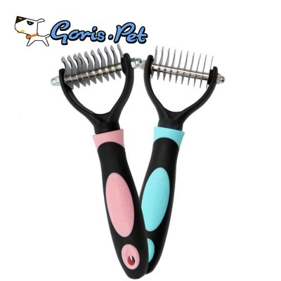 Eco Friendly TPE Dog Grooming Hair Kinks Remove Brush