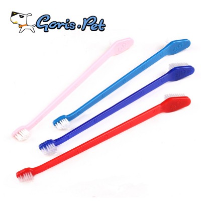 High Quality PP Nylon Yarn Cheap Colorful Pet Toothbrushes for Dogs